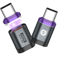 24 Pin USB C Magnetic Adapter - USB 4.0 PD 240W 40Gbps 8K 60Hz Video - Straight 2 Pack