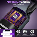 180 Degree Rotation USB C to USB C Adapter - PD 240W USB 2.0 480Mbps Phone OTG Adapter