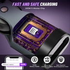 540 Degree Rotation USB C to USB C Adapter - PD 240W USB 2.0 480Mbps Phone OTG Adapter