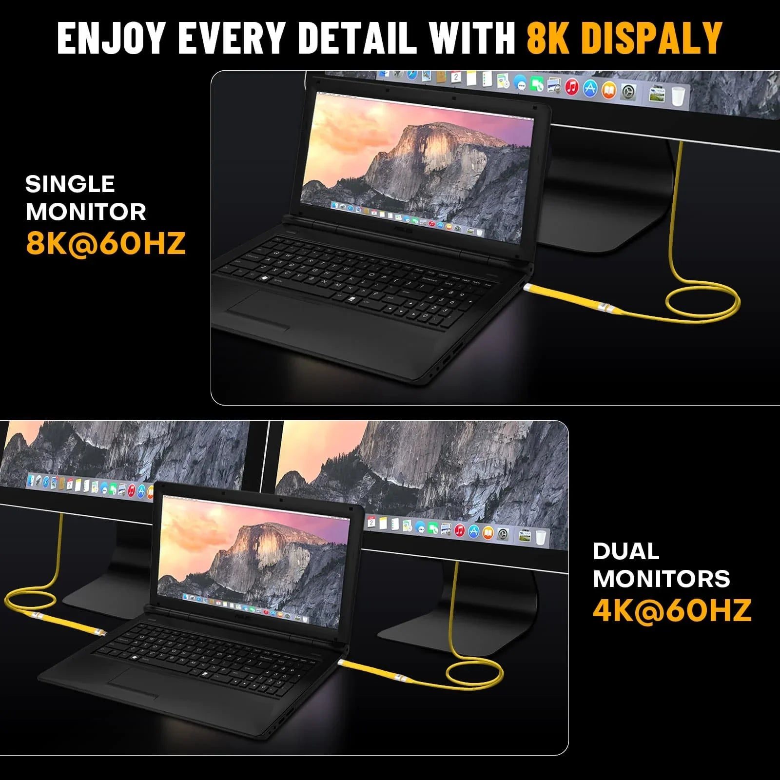 Keychain USB C Cable - 5.11 Inch Short Type C Cord - USB 4.0 PD 240W 40Gbps 8K 60Hz Video - A