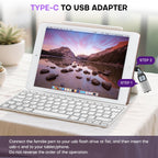 9 Pin USB C Male to USB A Female Magnetic Adapter - 90/180/360 Degree Rotating - OTG 480 Mbps Data transfer