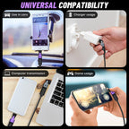 180 Degree Rotation USB C to USB C Adapter - PD 240W USB 2.0 480Mbps Phone OTG Adapter