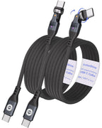 540 Degree Rotation USB C to USC C Cable 240W - USB 2.0 480Mbps Type C Cord