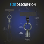 Rugby Keychain USB C Cable - Short Phone Lanyard Charging Cable - PD 240W USB 2.0 480Mbps 6 Inch