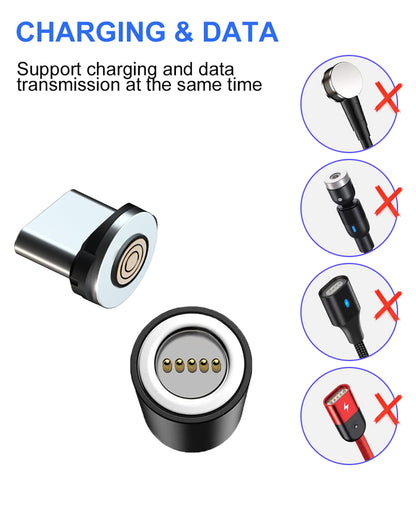 360 iPhone Magnetic Tips (5 Pack), Magnetic Phone Cable Lightning Adapter