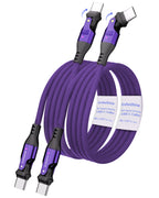 180 Degree Rotation USB C to USB C Cable 240W - USB 2.0 480Mbps Type C Cord