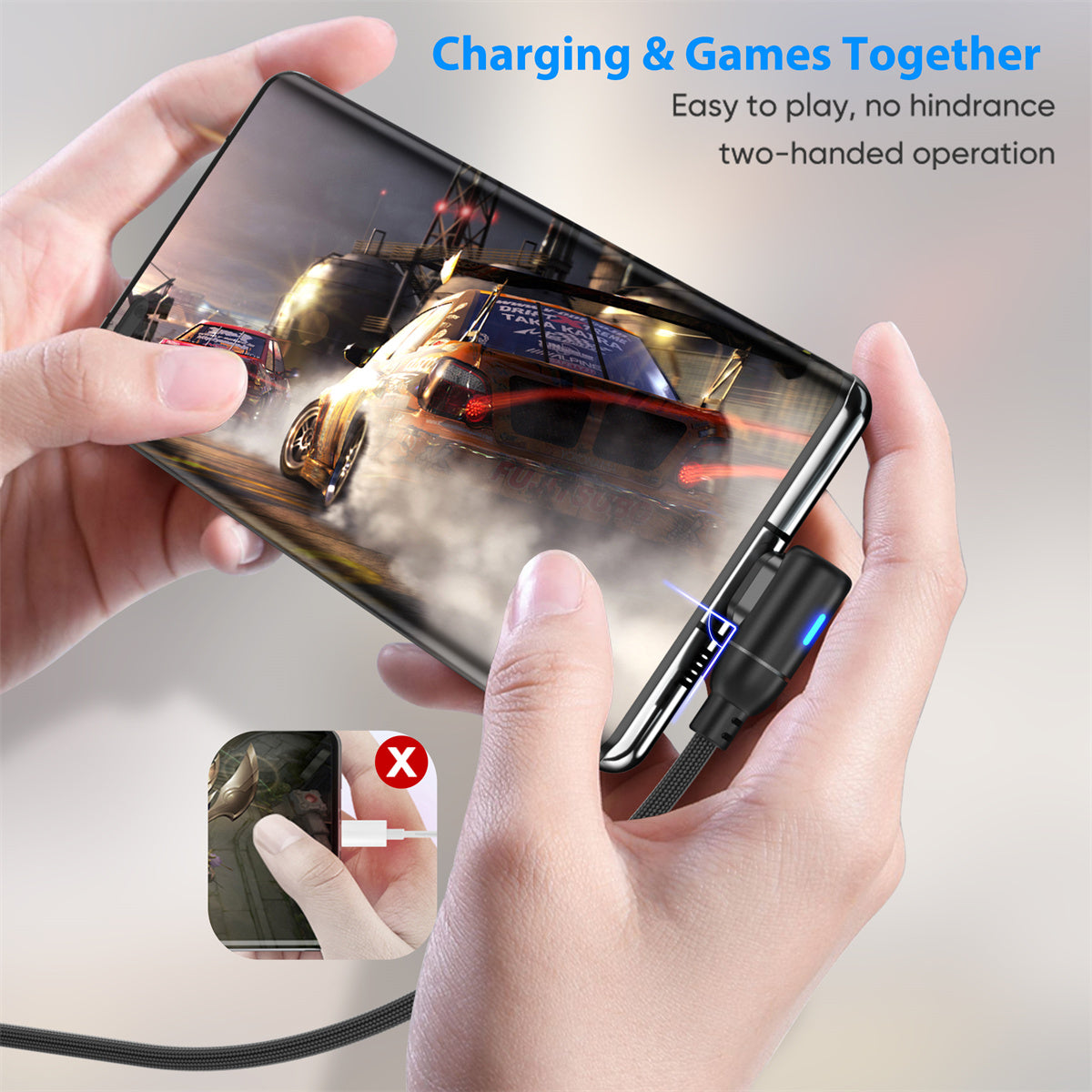 Magnetic Charging Cable Fast Charging PD100W