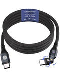 540 Degree Rotation USB C to USC C Cable 240W - USB 2.0 480Mbps Type C Cord
