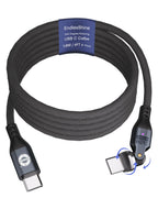 540 Degree Rotation USB C to USC C Cable 240W - USB 2.0 480Mbps Type C Cord