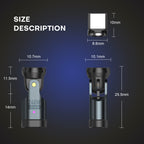 9 Pin USB C Magnetic Adapter 240W - 90/180/360 Degree Rotating - 480 Mbps Data transfer