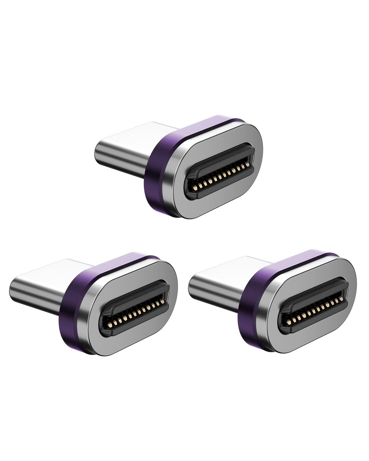 24 Pin Magnetic Adapapter Tips USB 2.0 Replacement OTG Tips - 3 Pack